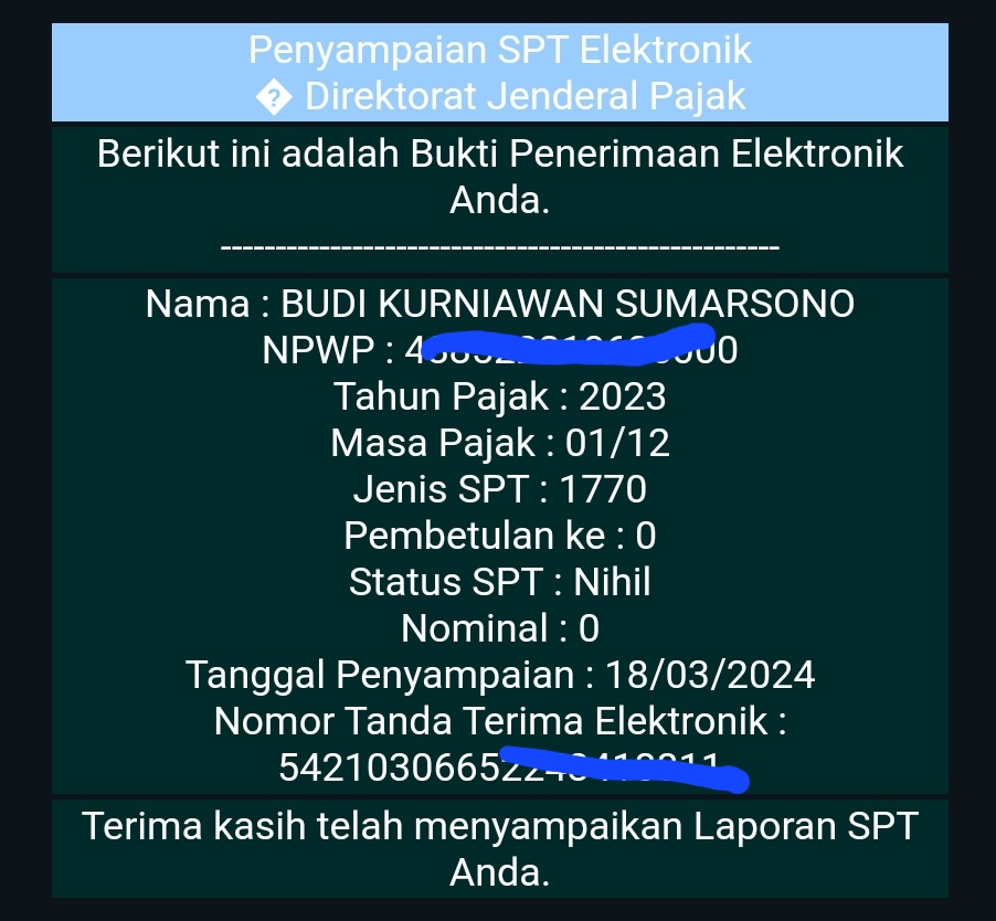 “Deadline Pelaporan Pajak Pribadi Diperpanjang Sampai 31 Maret 2024”