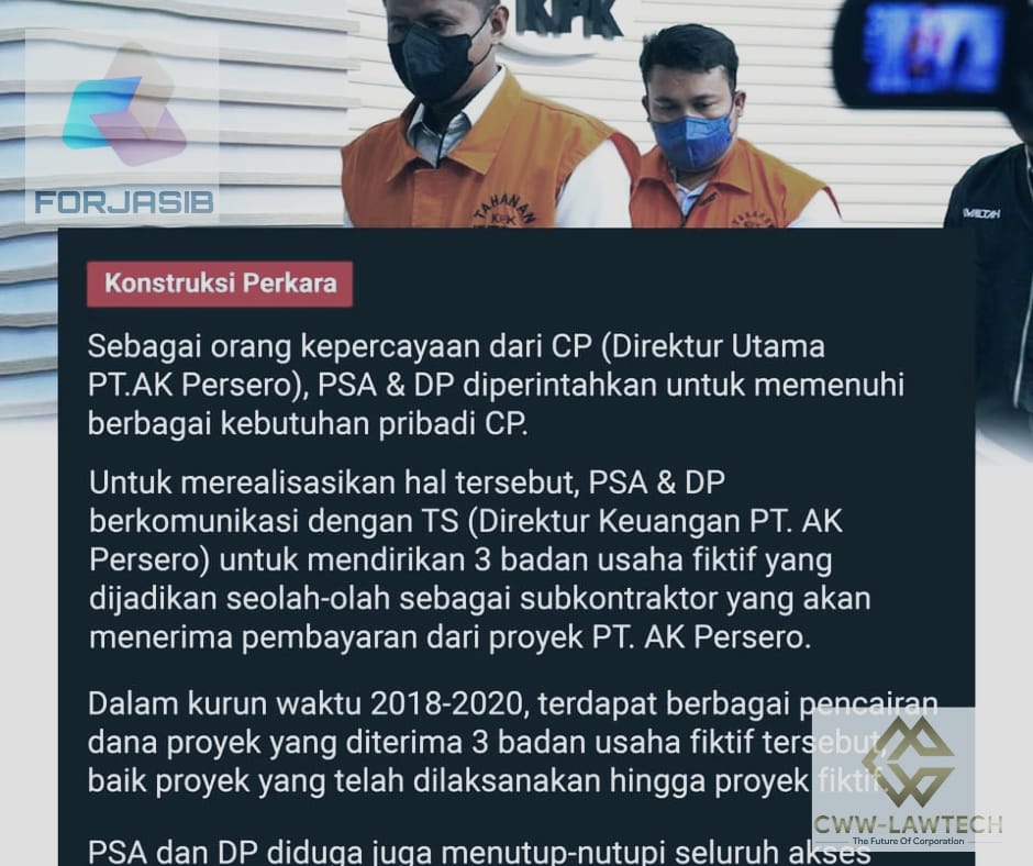 KPK Tetapkan Dua Pegawai PT Amarta Karya sebagai Tersangka Korupsi Proyek Subkontraktor Fiktif