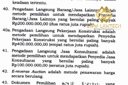 “Membedah Aturan Pengadaan Langsung Konstruksi Rp400 Juta dalam Perpres 46/2025: Efisiensi atau Celah?”